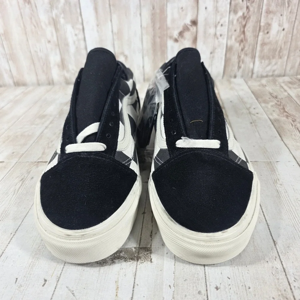Vans Old Skool Checkerboard Black White‎ Mens 10 Low Top Sneakers 721278